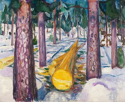 The Yellow Log Edvard Munch